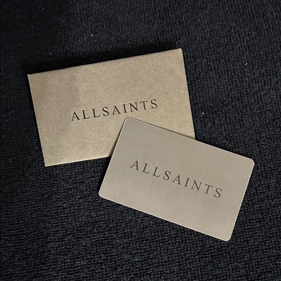 All Saints Metallic Gun Smoke Grey Cross Body Wristlet with 2 Straps - Picture 12 of 12